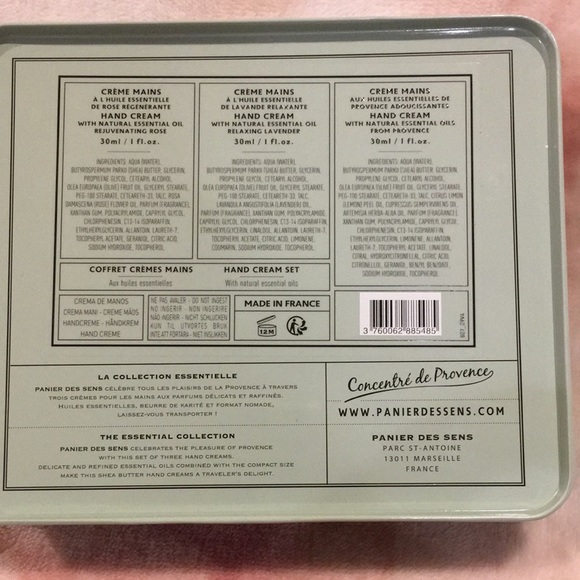 Panier Des Sens The Essential Scented Hand Cream Collection Provence France NWT - Picture 16 of 16